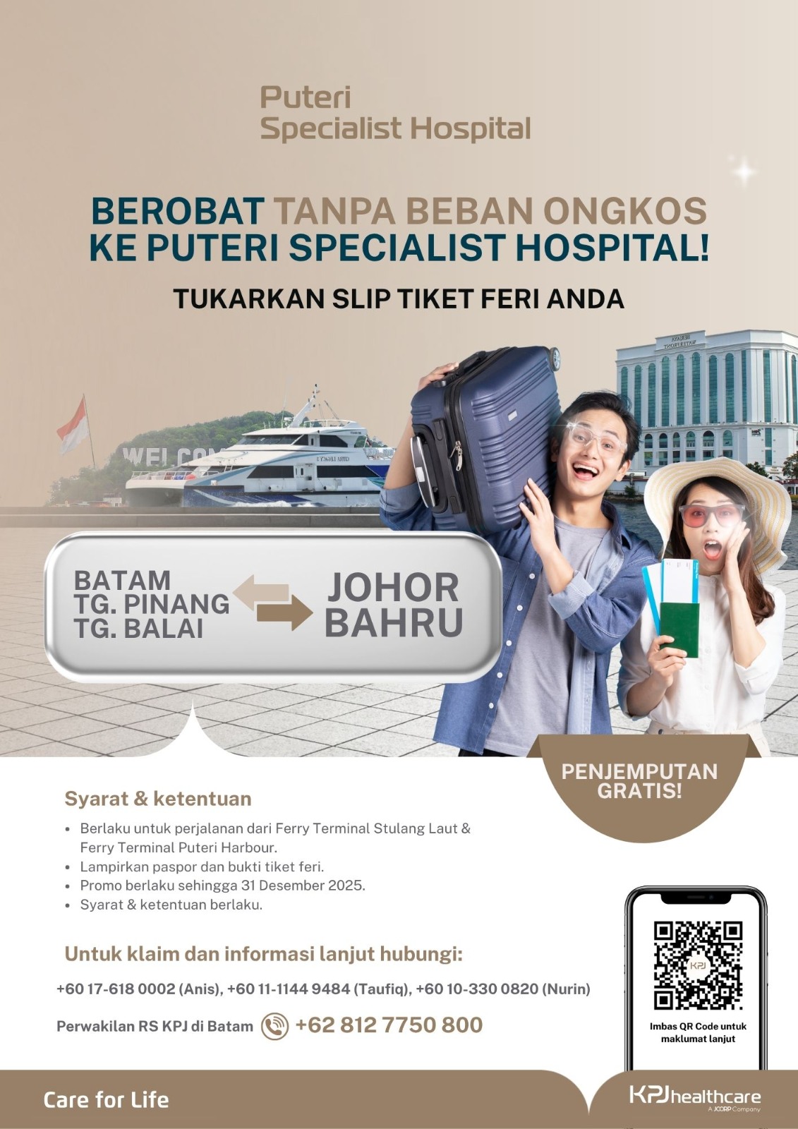 Berobat ke Malaysia Gratis Ongkos? Hanya KPJ Puteri Hospital